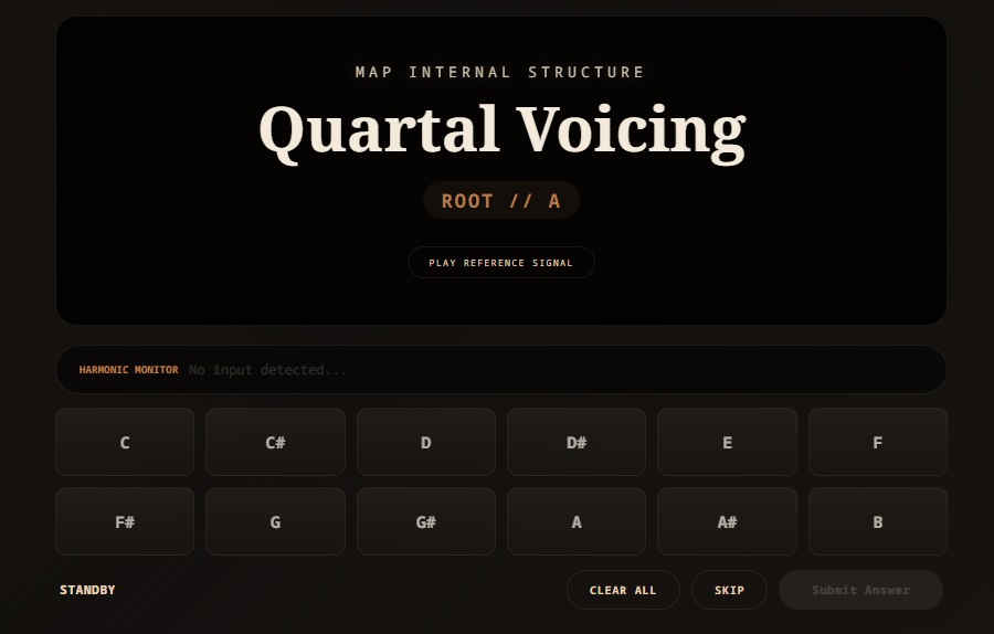 Interval trainer interface